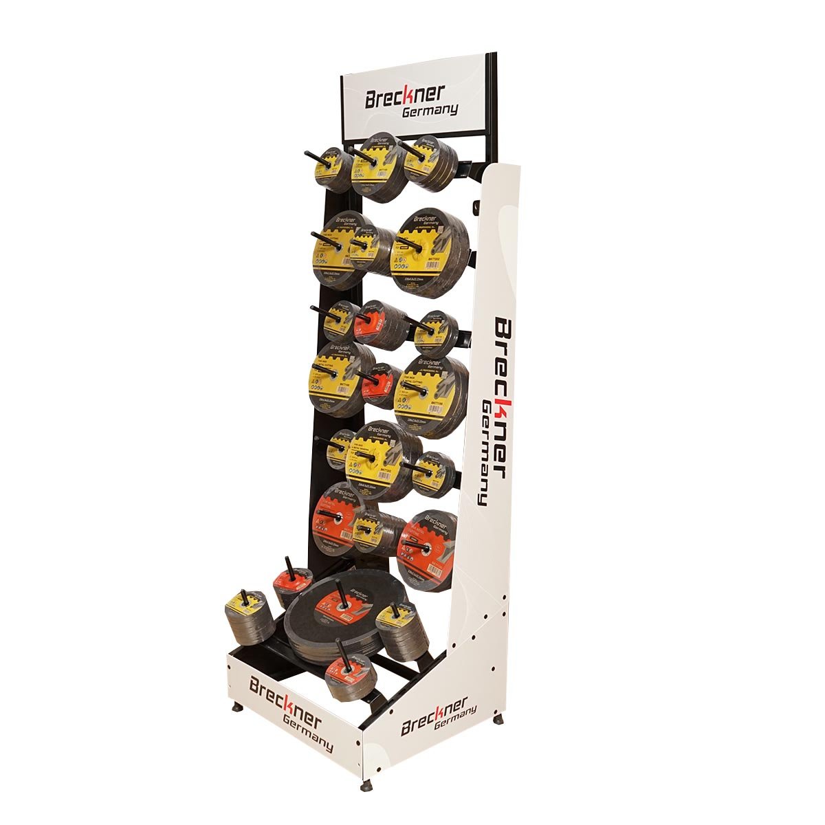Stand prezentare panze/discuri flex echipat Breckner Germany